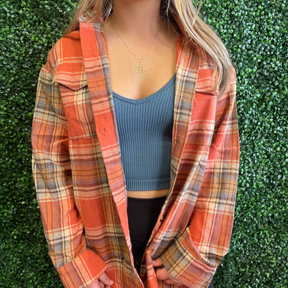 Multicolor Plaid Flannel