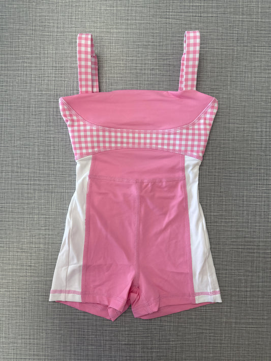 XO Gingham Biketard