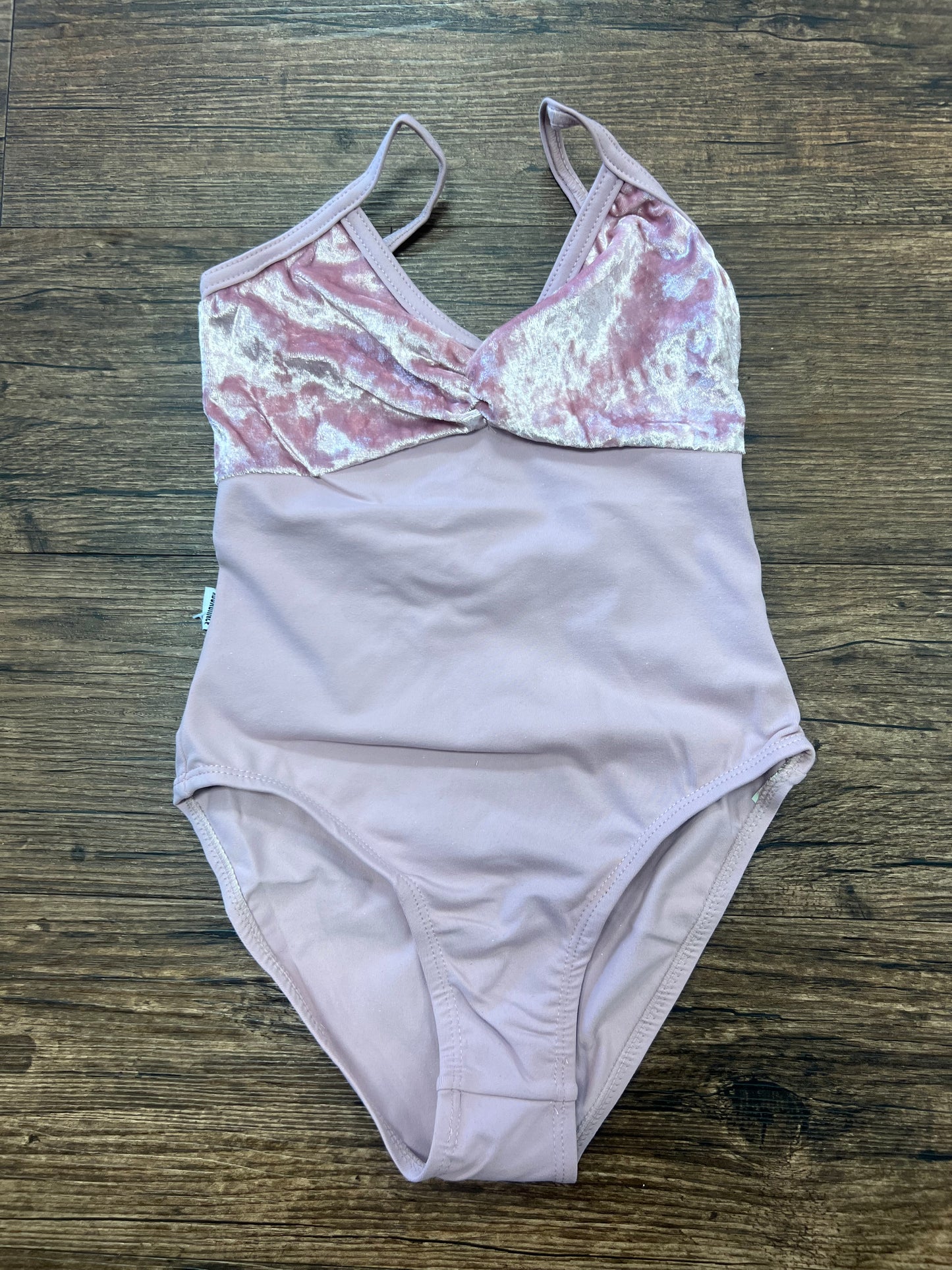 Velvet Top Cami Leotard