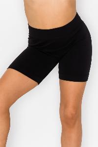 One Size Black Bike Shorts