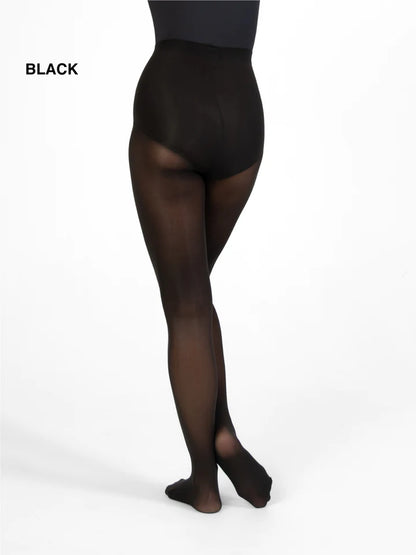 Body Wrappers Totalstretch Knit Waist Footed Tights # C80-A80