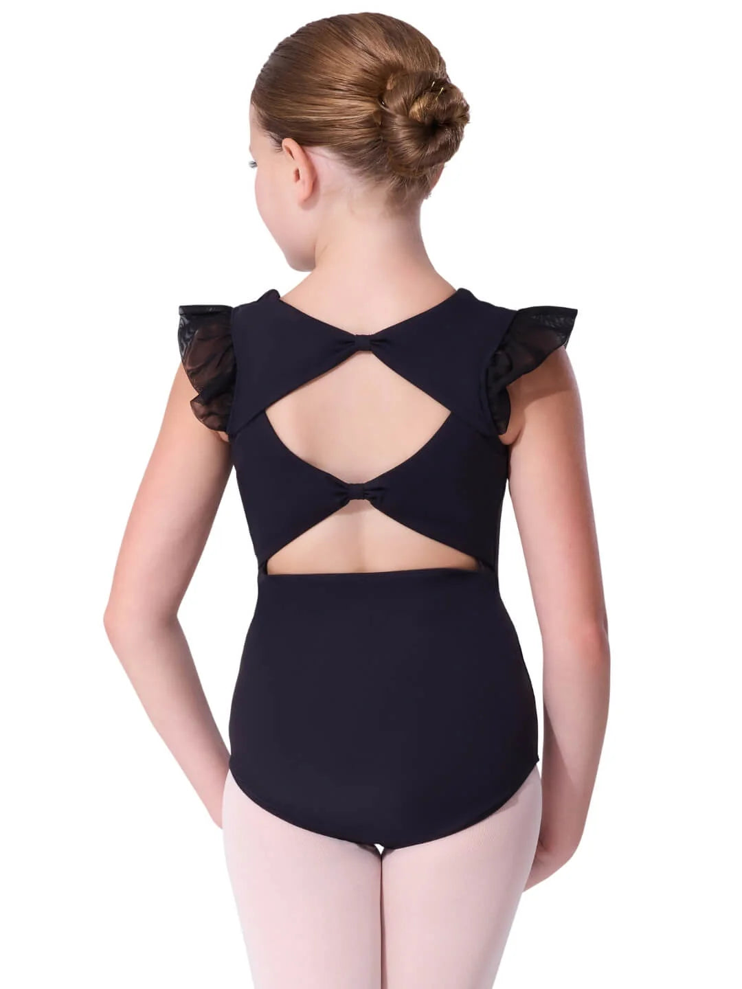 Sheer Ruffles Leotard #103