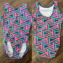 Load image into Gallery viewer, Neon Kaleidoscope Tank Leotard
