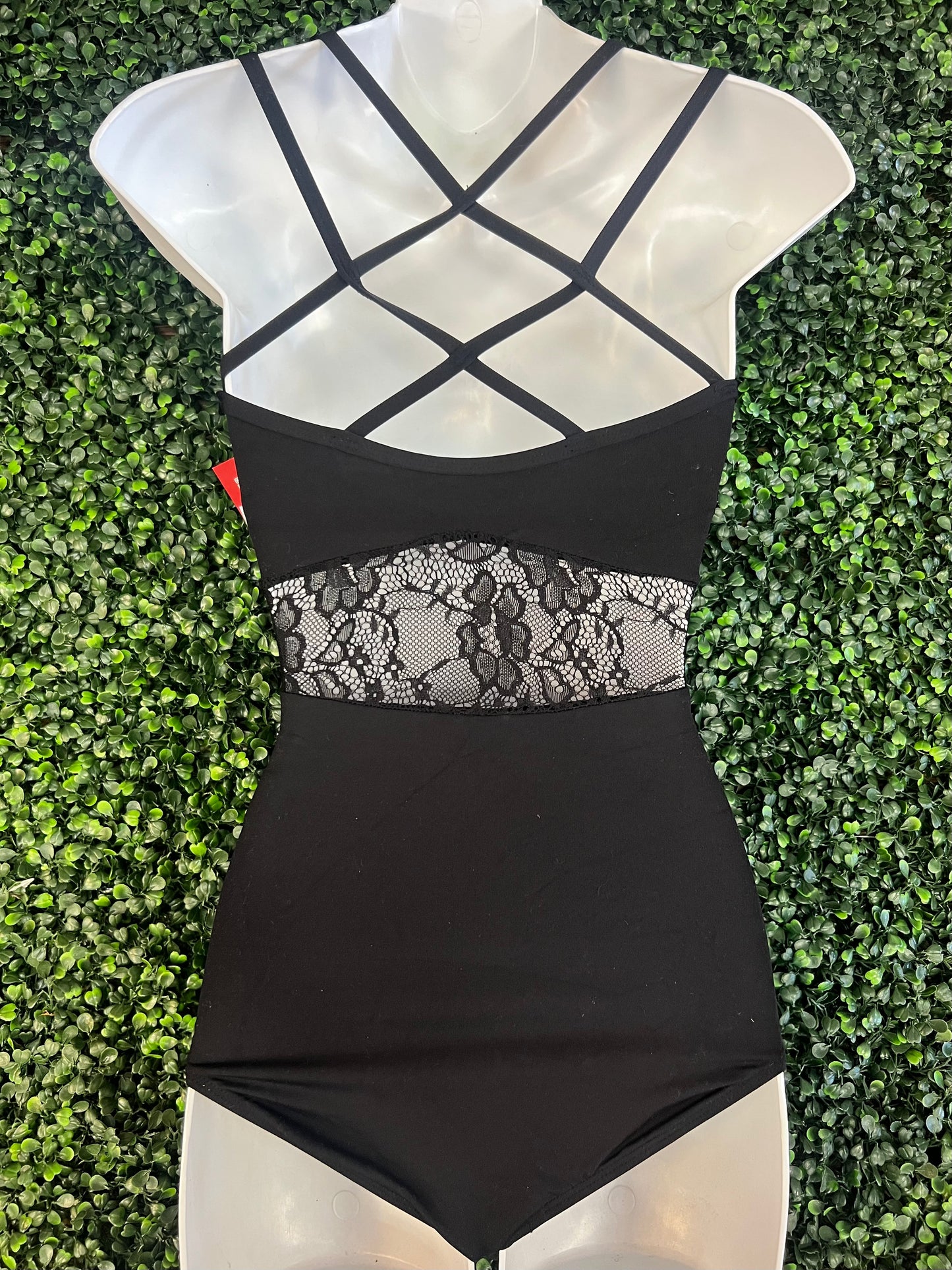 Soft Elegance Cami Lace Leotard w/ Bratek #EL103