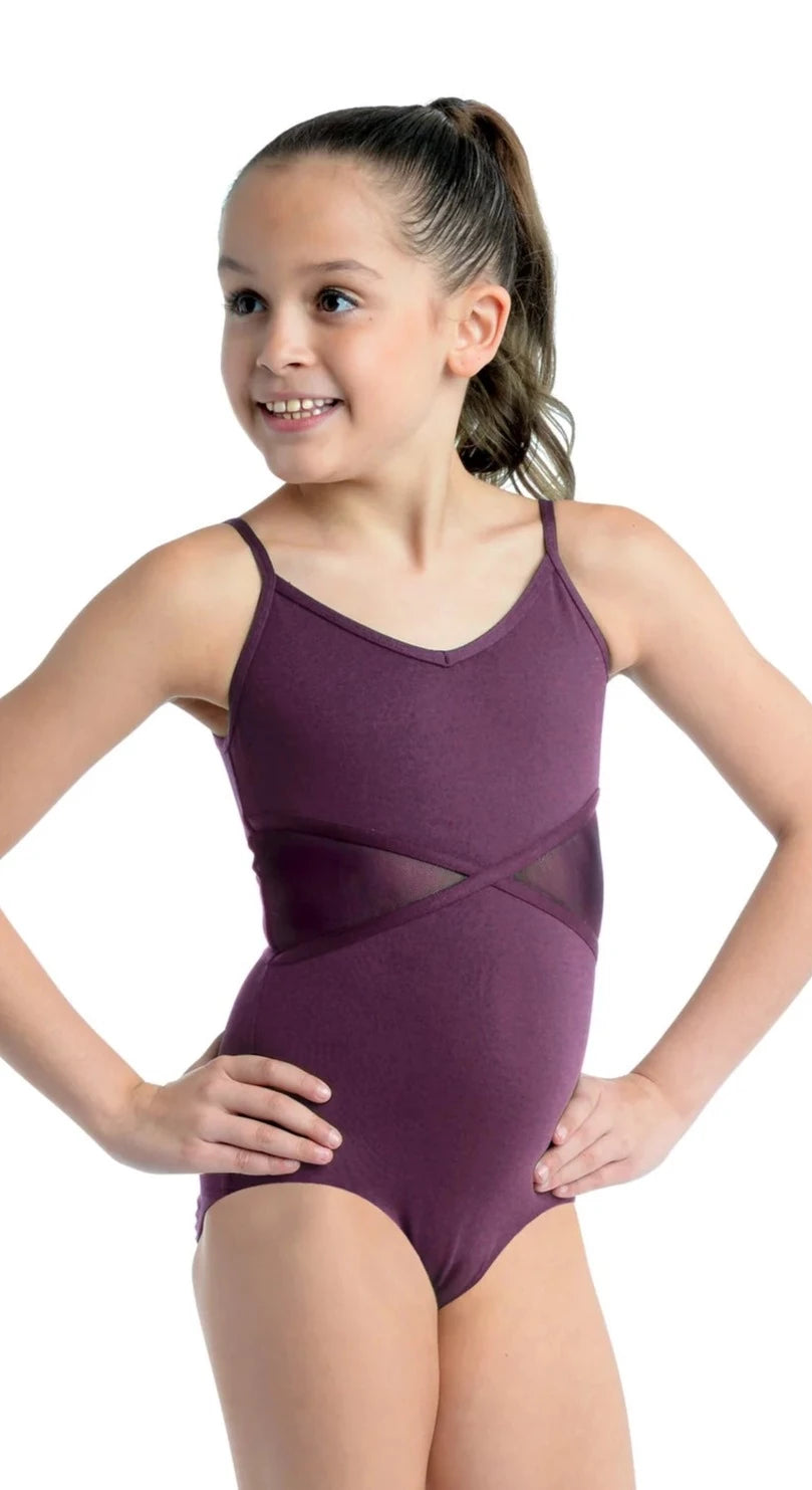 Mesh Inserts Camisole Leotard #21100