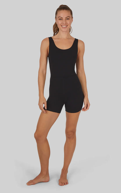 Endurance Black Romper