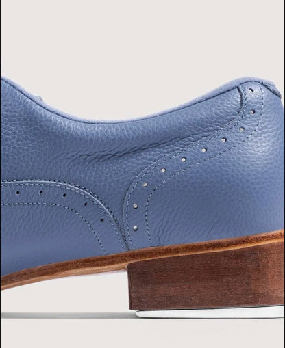 Women's Jason Samuels Smith Sky Blue Leather Tap Shoes
