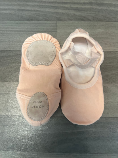 High Quality Stretch Canvas Ballet Shoes- Pink