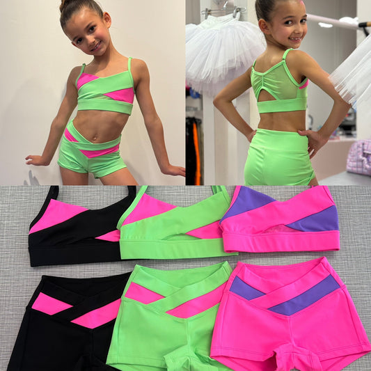 Marli & Vaughn Two Tone Short Set