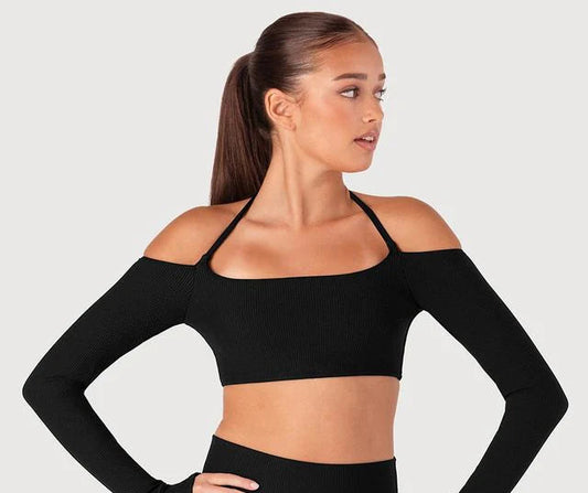 Rib Bolero Top #55774