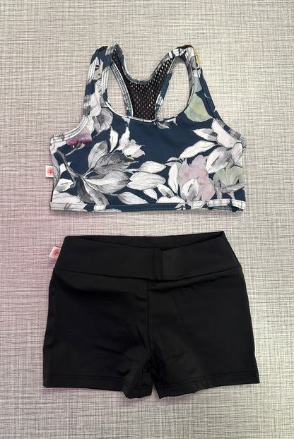 Demi Floral Racerback & Short Set