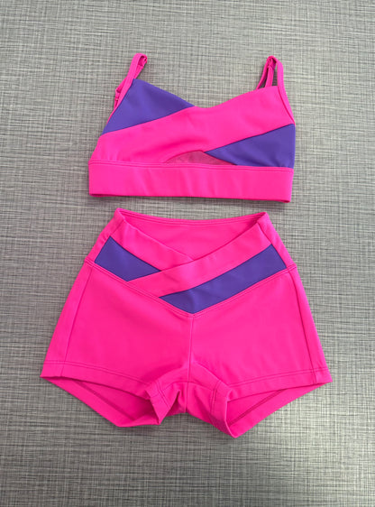 Marli & Vaughn Two Tone Short Set