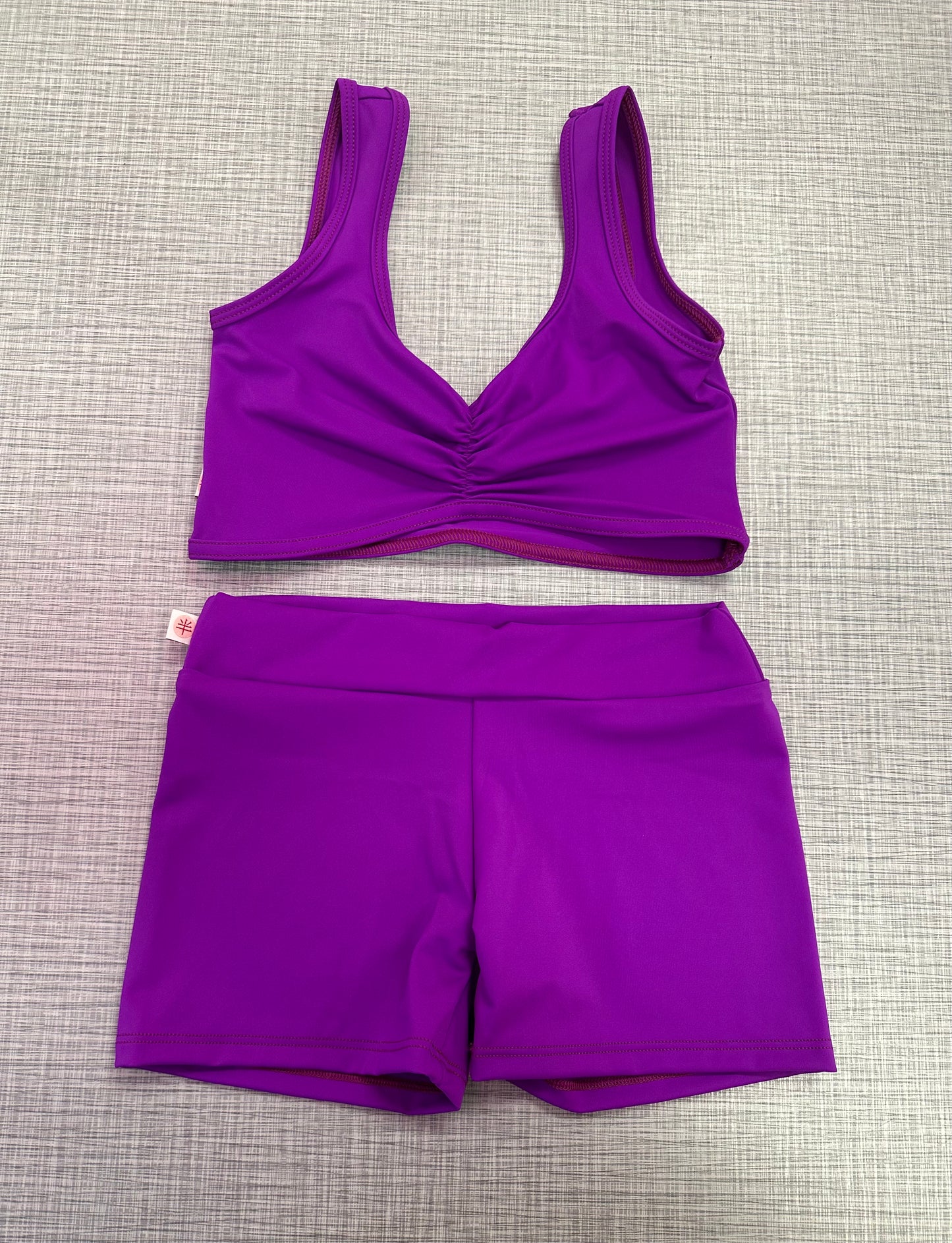 Demi Pinch Solid Short Set *