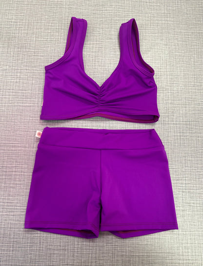 Demi Pinch Solid Short Set *