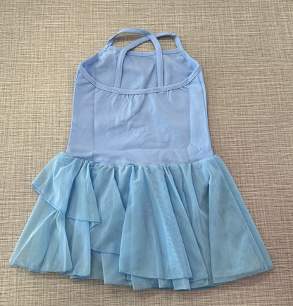 Cami X-Back Mesh Skirt Leotard