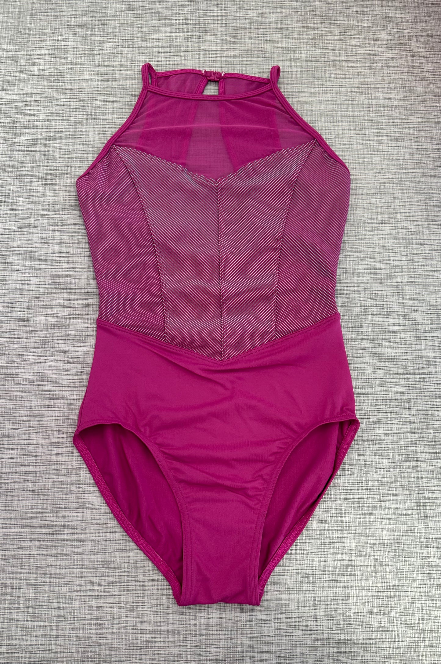 Stripe Halter Leotard #M40001