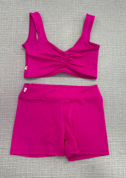 Demi Pinch Solid Short Set