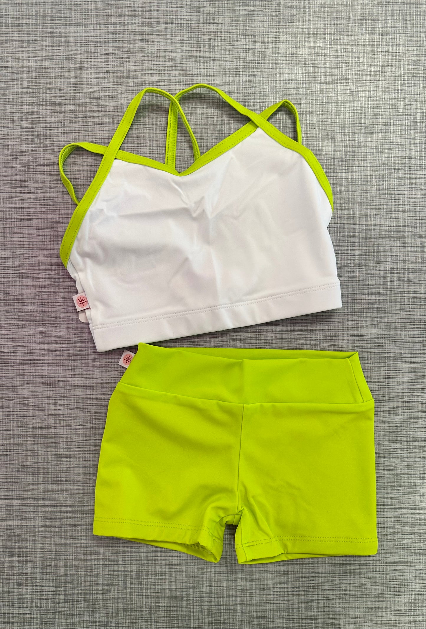 Demi Double Strap Tank Short Set