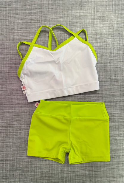 Demi Double Strap Tank Short Set