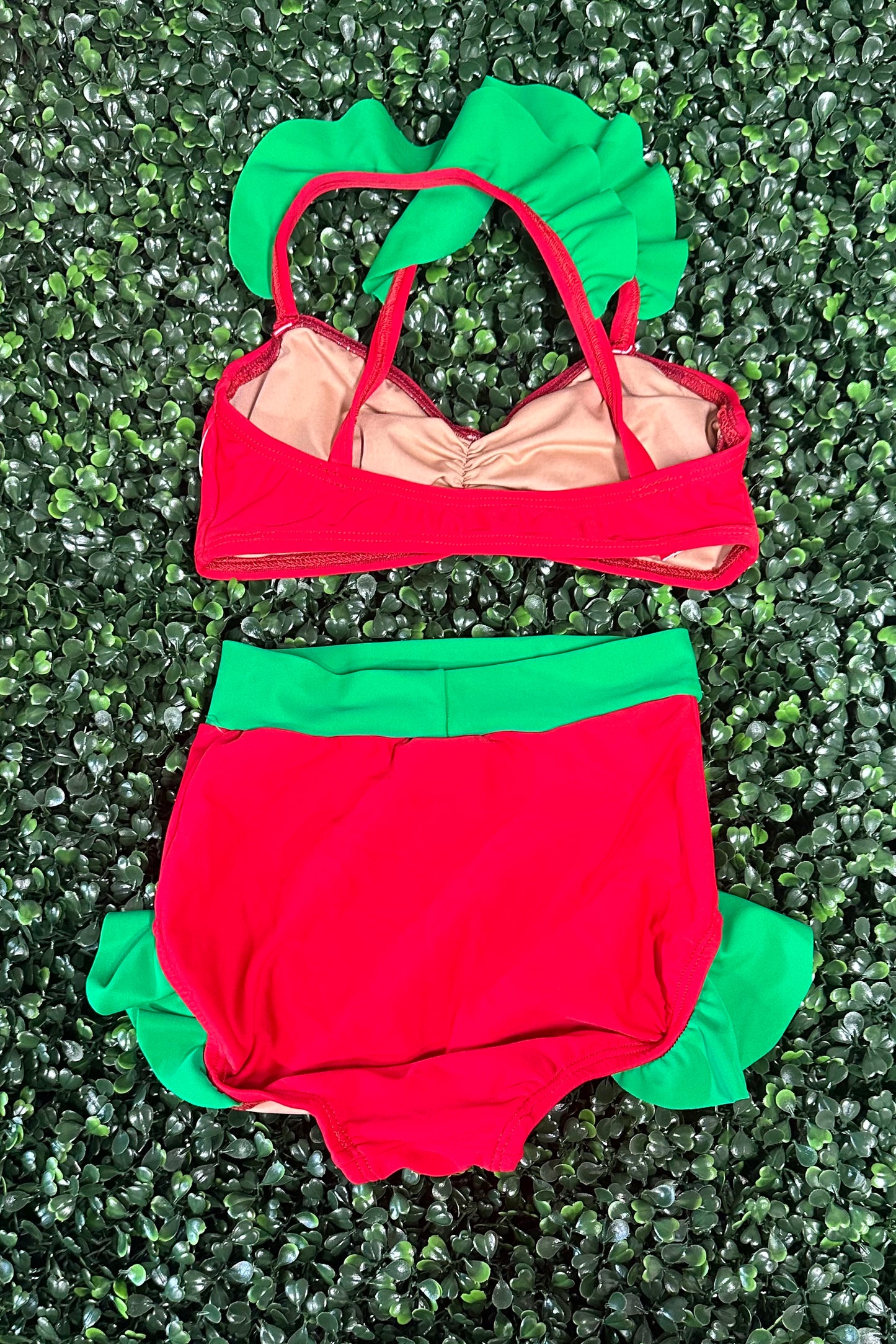 Holiday Ruffle Brief Set 12-14