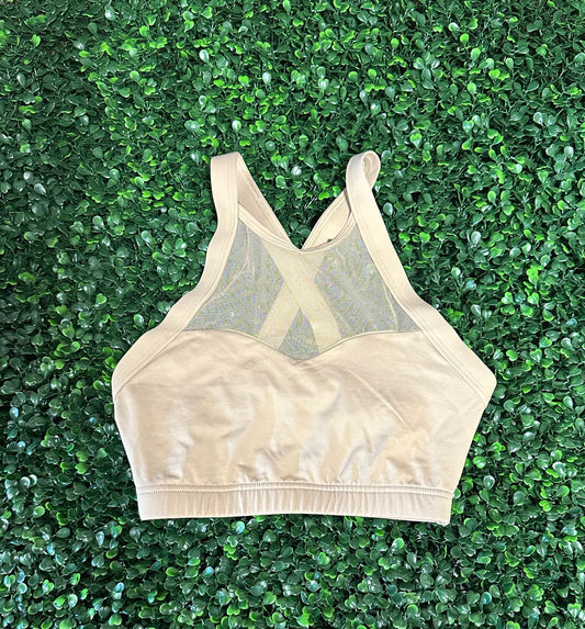 AXS Nude Strappy Back Top
