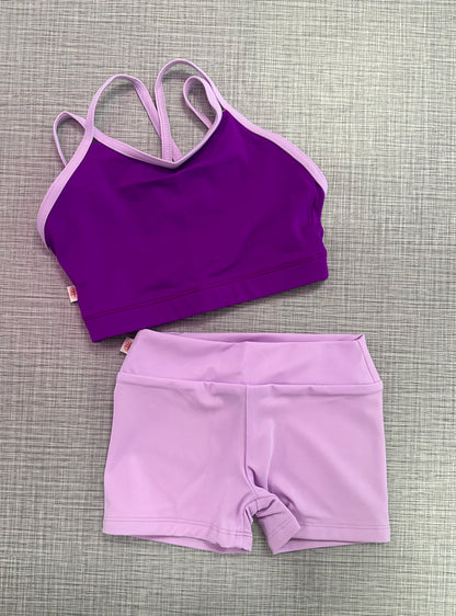 Demi Double Strap Tank Short Set