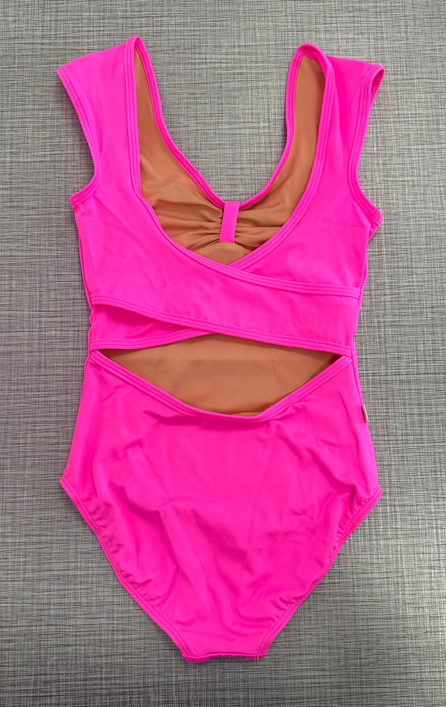 Demi Pinch Bow Front Leotard