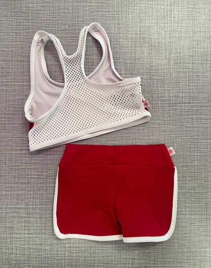 Demi Racerback Training Short Set