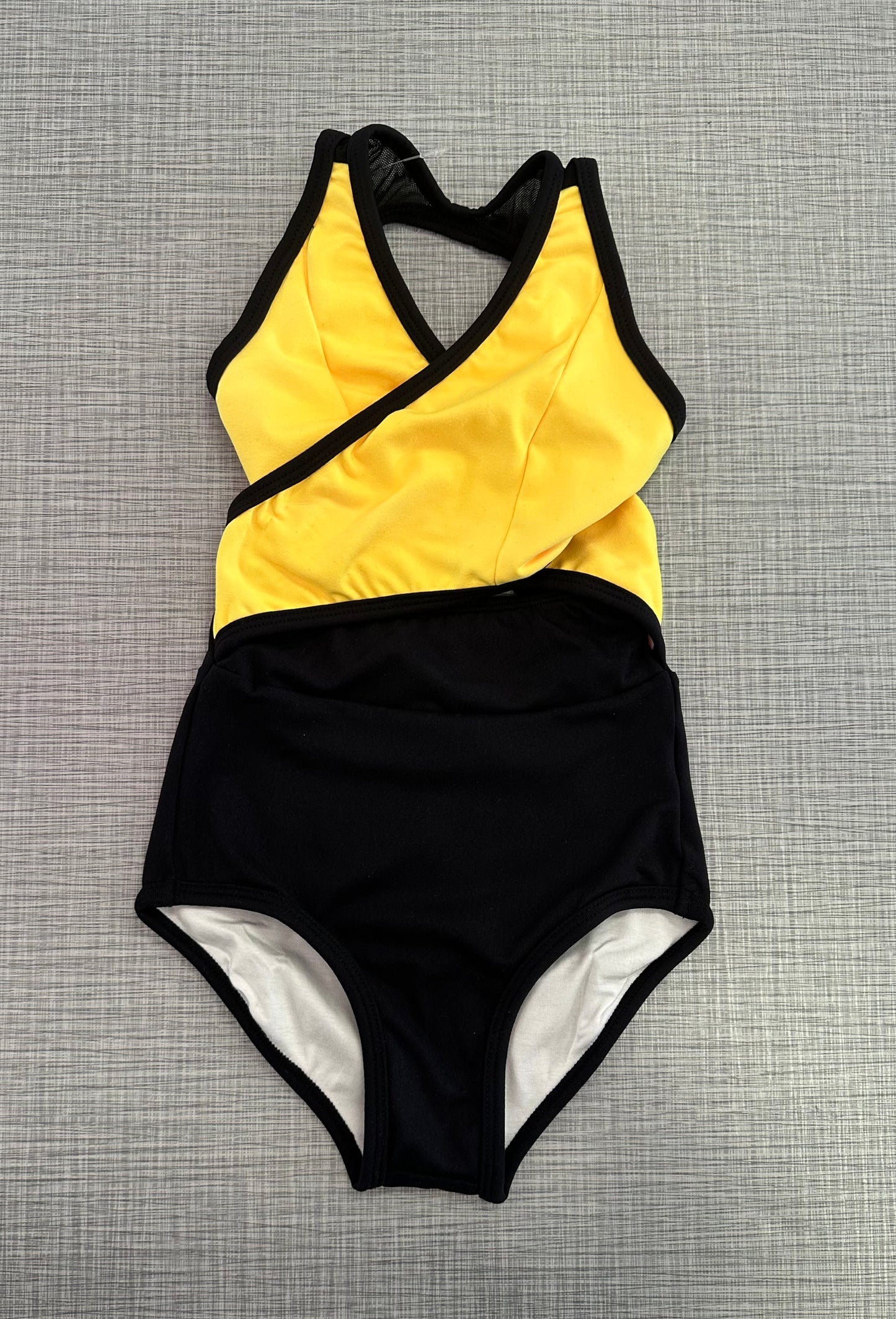 CY Yellow & Black Leotard