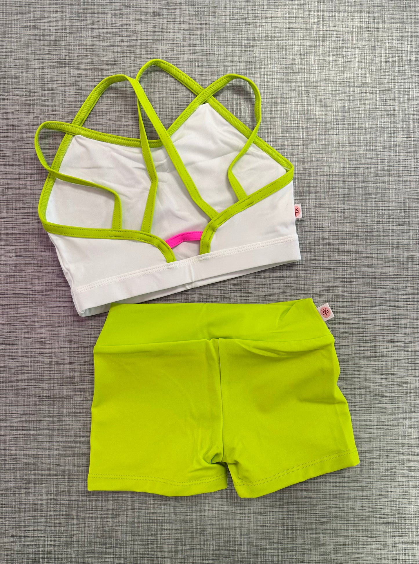 Demi Double Strap Tank Short Set