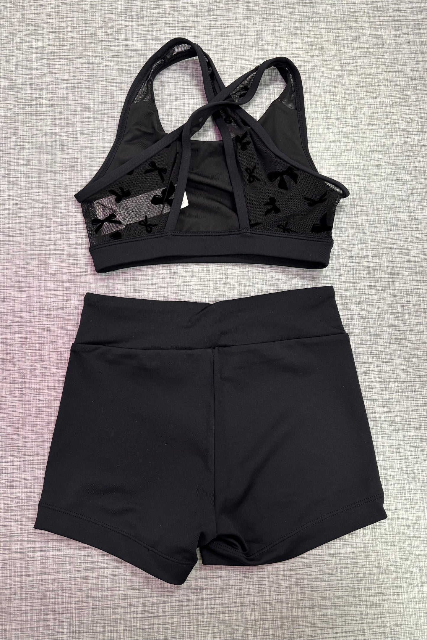 Spotlight Top & Curtsy Bow Short Set