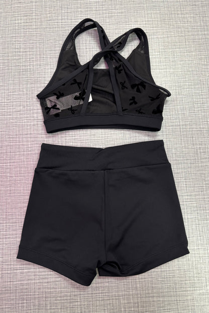 Spotlight Top & Curtsy Bow Short Set