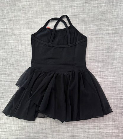 Cami X-Back Mesh Skirt Leotard