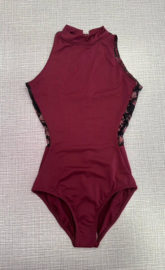 Embellish High Neck Leotard #12403