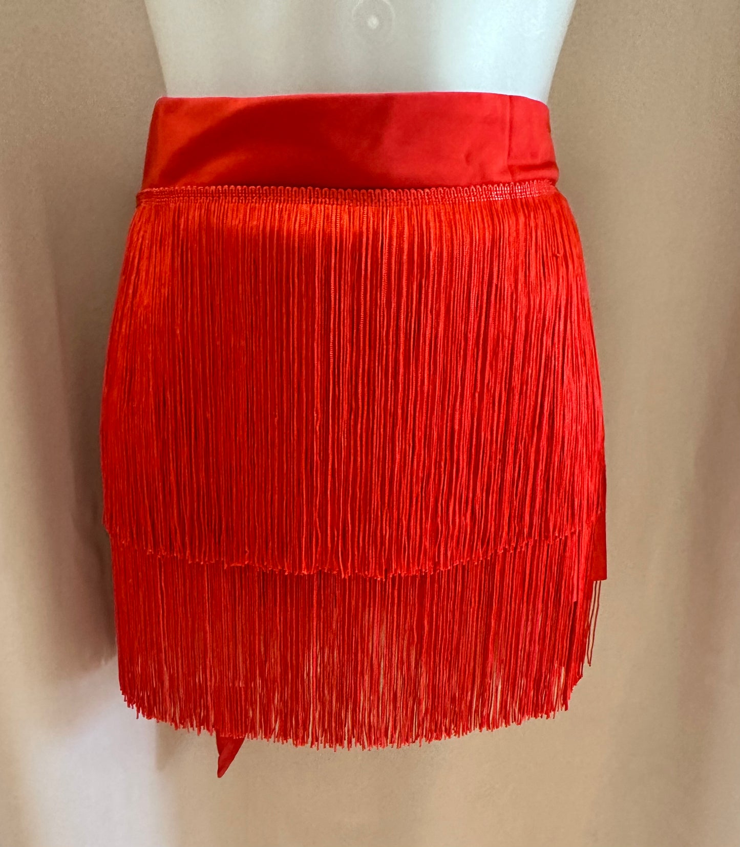 Child Fringe Wrap Ballroom Skirt