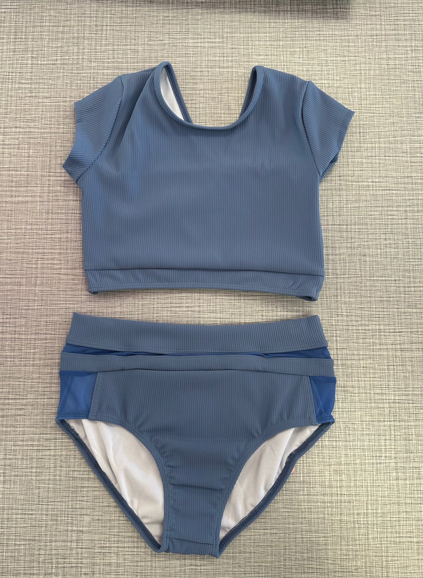 CY Steel Blue Short Sleeve Brief Set