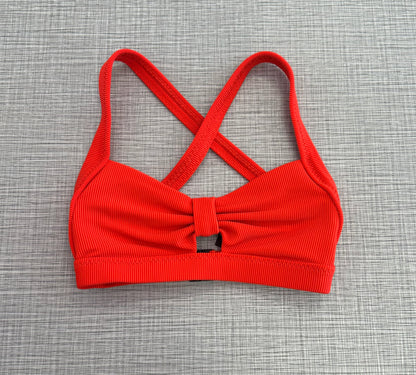 Rib Bow Bra & Rib Short Separates