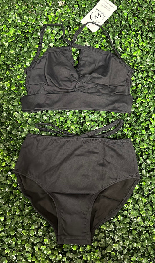 CY Black Bra Top & Brief Set