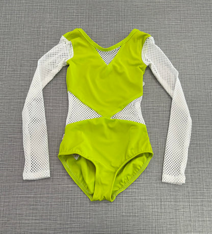 Demi Small Mesh Long Sleeve Leotard