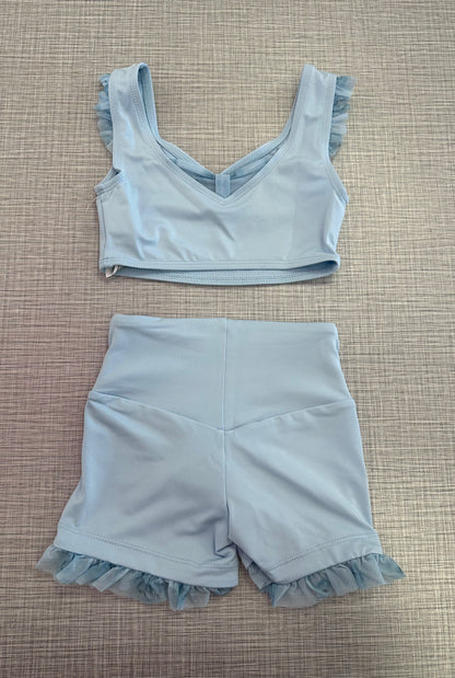 Rosy Top & Fleur Short Set