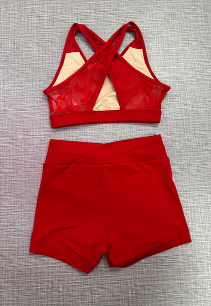 Spotlight Top & Curtsy Bow Short Set