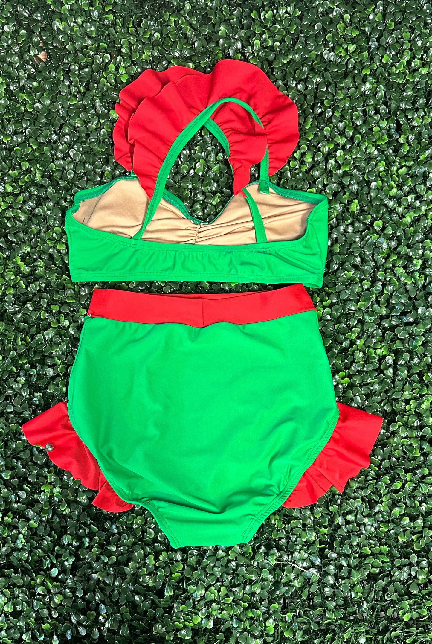 Holiday Ruffle Brief Set 12-14