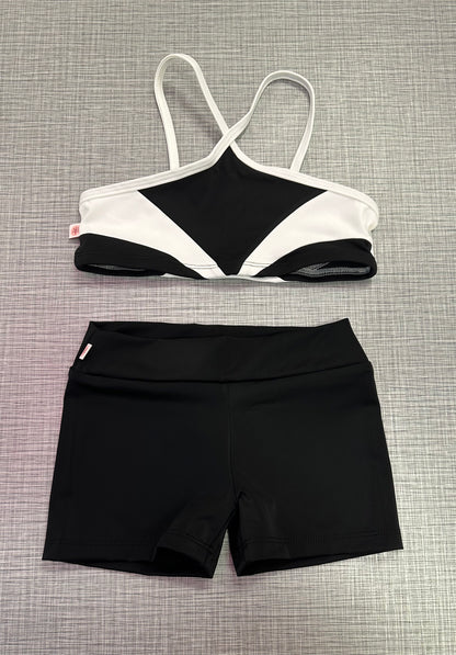 Demi Criss Cross Top & Solid Short Set