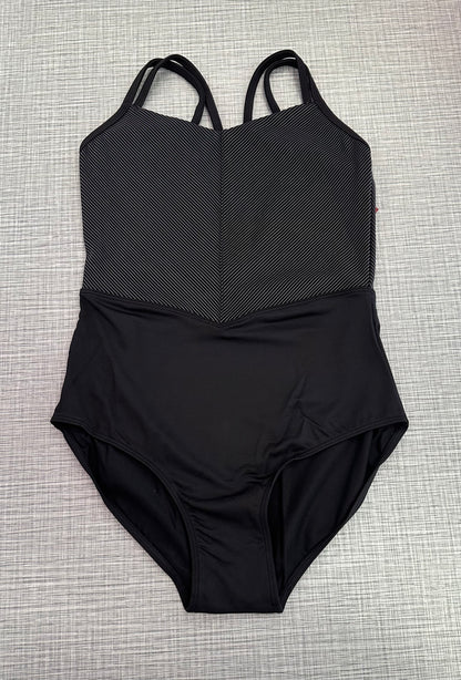 Stripe Bodice Cami Leotard #M70001