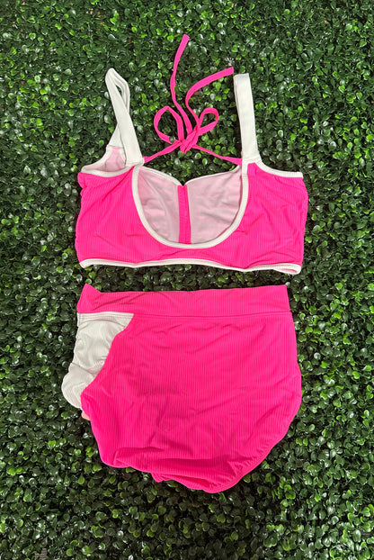 CY Neon Pink Brief Set