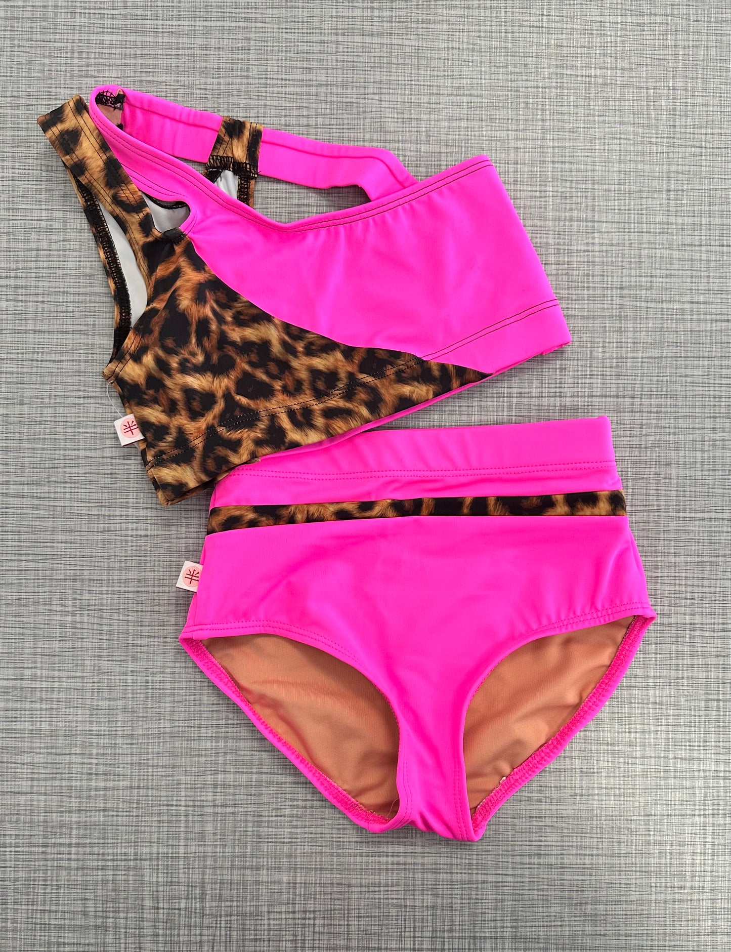 Demi Cut Out Crop & Brief Set