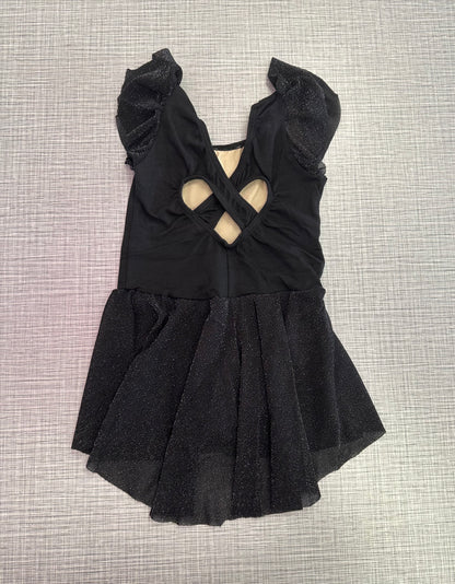 Flutter Sleeve Leotard w/ Skirt