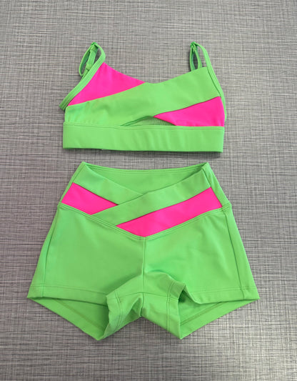 Marli & Vaughn Two Tone Short Set