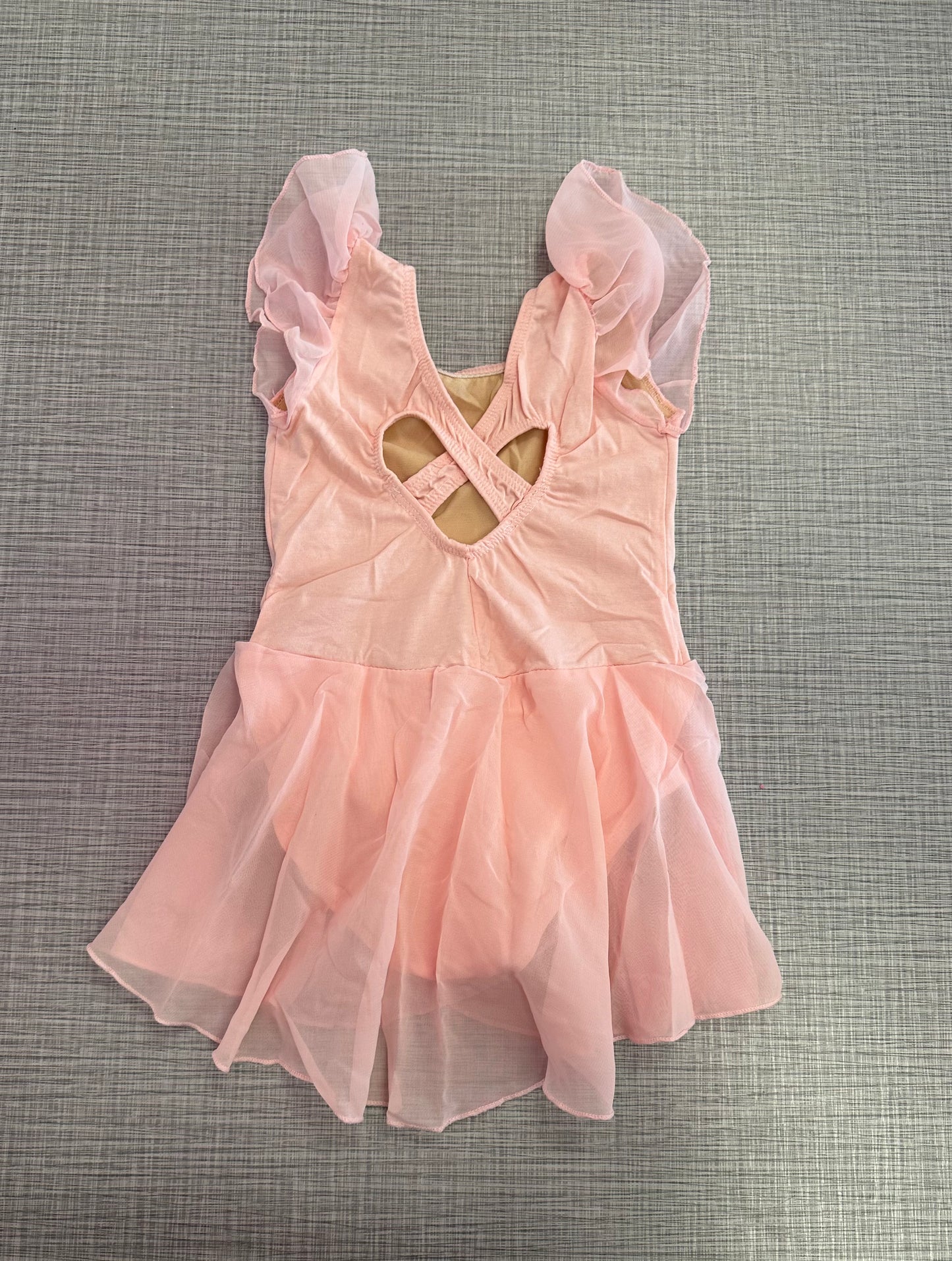 Flutter Sleeve Leotard w/ Skirt