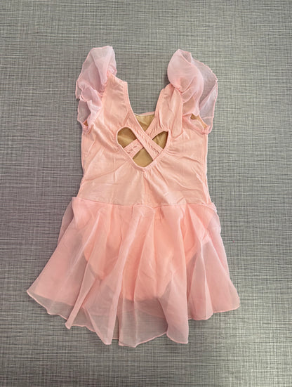 Flutter Sleeve Leotard w/ Skirt